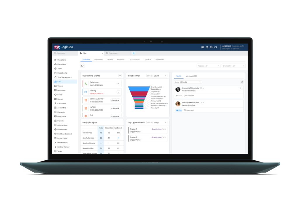 Logistics CRM Software